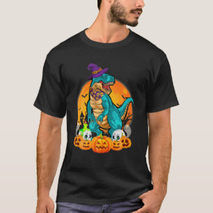 Trick Rawr Leckerei Rex Halloween 2022 Trick oder  T-Shirt