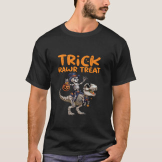 Trick Rawr Leckerei Skeleton Riding Dinosaurier fü T-Shirt