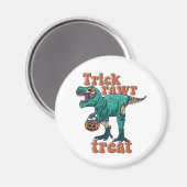 Trick Rawr Leckerei Zombie T Rex Halloween Dinosau Magnet (Vorderseite/Rückseite)