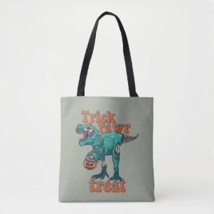 Trick Rawr Leckerei Zombie T Rex Halloween Dinosau Tasche