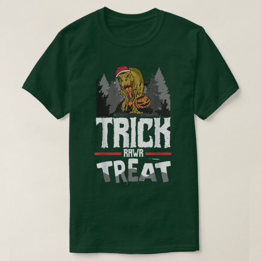 Trick Rawr Treat T-Rex Candy Halloween For 2876 T-Shirt (Design vorne)