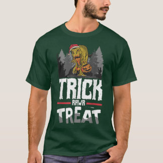 Trick Rawr Treat T-Rex Candy Halloween For 2876 T-Shirt
