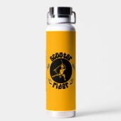 Trick-Scooter-Fahrer Trinkflasche (Rückseite)
