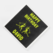 Trick Scooter Rider Birthday Serviette (Ecke)