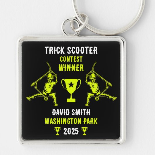 Trick Scooter Rider Prize Schlüsselanhänger (Vorne)