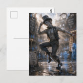 Trick / Tap-Tänzer / Große Bühne Postkarte (Vorne/Hinten)