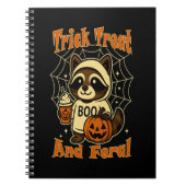 Trick Treat and Feral Cute Halloween Notizblock (Vorderseite)