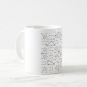 Trick und Dreiecke Kaffeetasse (Vorderseite Links)