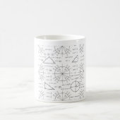 Trick und Dreiecke Kaffeetasse (Mittel)