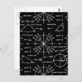 Trick und Dreiecke Postkarte (Vorne/Hinten)