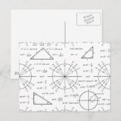 Trick und Dreiecke Postkarte (Vorne/Hinten)