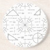 Trick und Dreiecke Sandstein Untersetzer (Vorne)