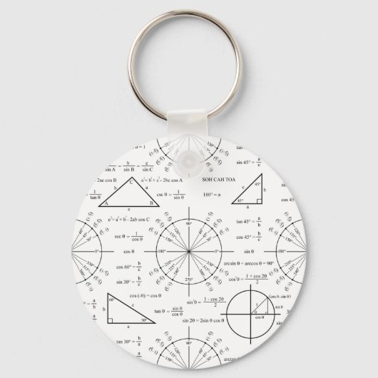 Trick und Dreiecke Schlüsselanhänger (Vorderseite)