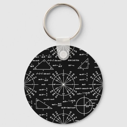 Trick und Dreiecke Schlüsselanhänger (Vorderseite)