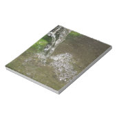Trickende Wasserfall Bubbling Water Notepad Notizblock (Rotiert)