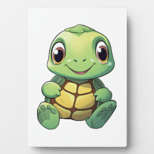 Trickfilm-Schildkrötenillustration Fotoplatte
