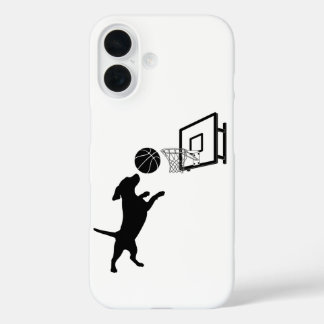 Trickfilm-Tier Basketball iPhone 16 Hülle