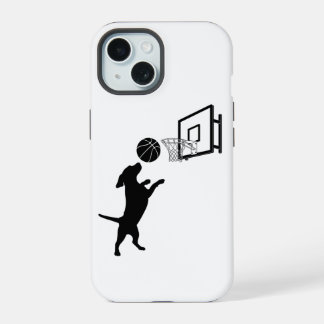 Trickfilm-Tier Basketball iPhone 15 Hülle