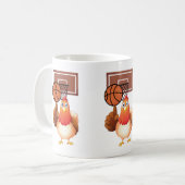 Trickfilm-Tier Basketball Kaffeetasse (Vorderseite Links)