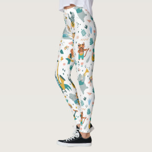 Trickfilm-Tiere Band  Leggings