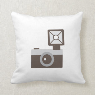 Trickfilmkamera im Vintage-Stil Kissen