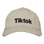 Trickhut Bestickte Baseballkappe (Vorderseite)