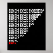 Trickle Down Economics  Poster (Vorne)