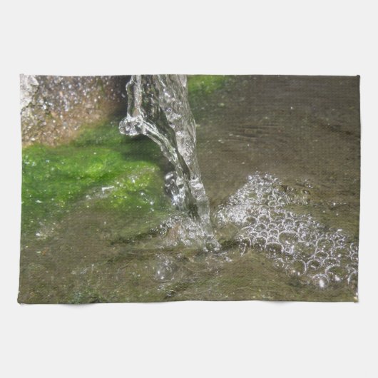 Trickling Wasserfall Bubbling Water Küche Küchentuch (Horizontal)