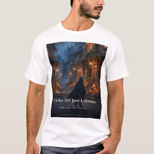 "Tricks Are Just Lessons" Halloween-Maske-Shirt T-Shirt