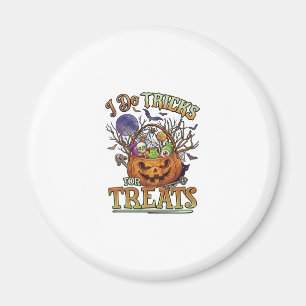 Tricks Behandlungen Halloween Kürbis Korb Süßigkei Magnet