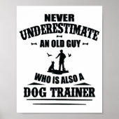 Tricks Dog Training Hunde Dog Trainer Dog School Poster (Vorne)