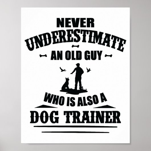 Tricks Dog Training Hunde Dog Trainer Dog School Poster (Vorne)