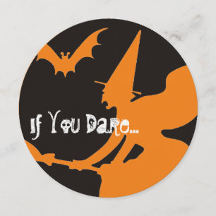 Tricks & Leckereien 5,25 x 5,25 Einladungskreis Einladung