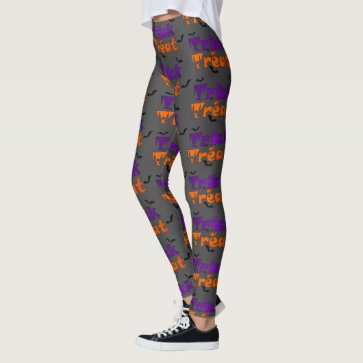 Tricks oder Behandlungen Leggings (Links)