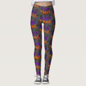 Tricks oder Behandlungen Leggings (Vorderseite)