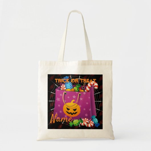 Tricks oder Behandlungen Tragetasche (Vorne)