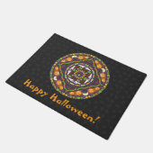 Tricks und Leckereien Mandala Doormat Fußmatte (Schrägansicht)