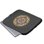 Tricks und Leckereien Mandala Laptop Case (Vorne Knopf)