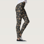 Tricks und Leckereien Mandala Leggings (Rechts)