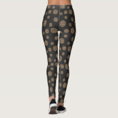 Tricks und Leckereien Mandala Leggings (Rückseite)