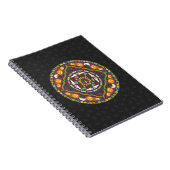 Tricks und Leckereien Mandala Notebook Notizblock (Rechte Seite)