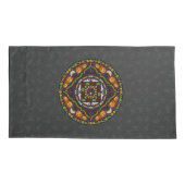 Tricks und Leckereien Mandala Pillowcase Kissenbezug (Rückseite)