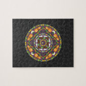Tricks und Leckereien Mandala Puzzle (Horizontal)