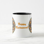Tricks und Leckereien Mandala Tasse (Zentrum)