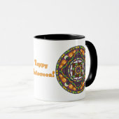 Tricks und Leckereien Mandala Tasse (VorderseiteRechts)