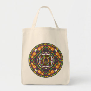 Tricks und Leckereien Mandala Tote Tag Tragetasche