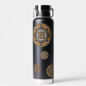 Tricks und Leckereien Mandala Trinkflasche (Rückseite)