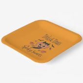 Tricks und Leckereien Pappteller (Gewinkelt)