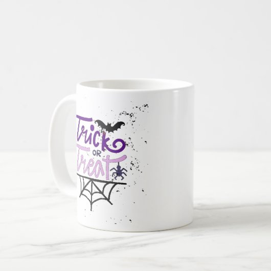tricksen oder behandeln kaffeetasse (Vorderseite Links)
