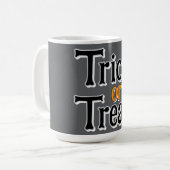 tricksen oder behandeln kaffeetasse (Vorderseite Links)